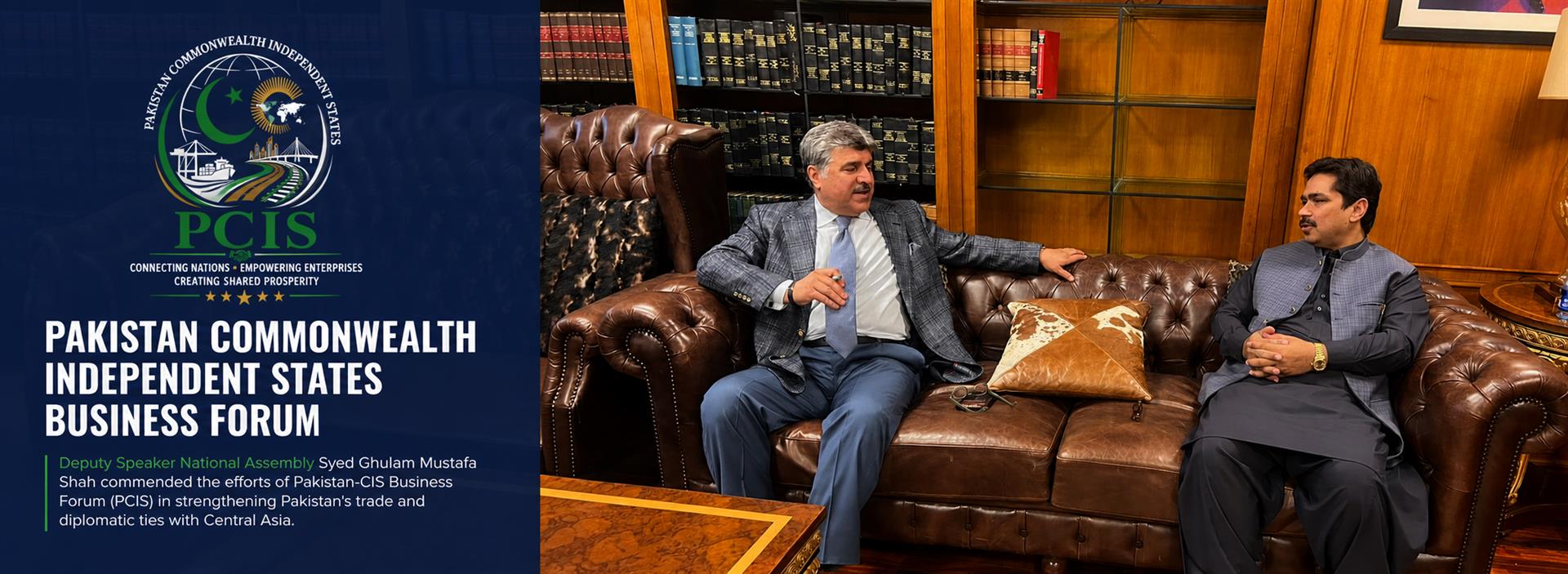 Engagement with Deputy Speaker Syed Ghulam Mustafa Shah
